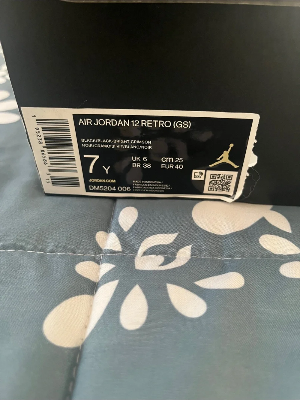 Jordan Men’s Black with Red Accent Retro Sneakers